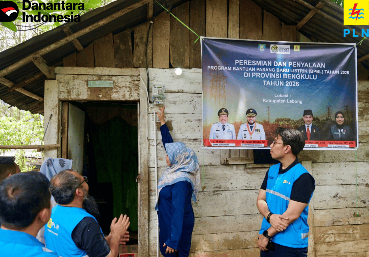 Lewat BPBL, Kementerian ESDM dan PLN Wujudkan Penyambungan Listrik Gratis bagi 750 Warga Bengkulu